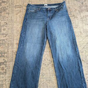 Market & Spruce Zara Stretch Vintage Wide Leg Jean, size 16, Indigo